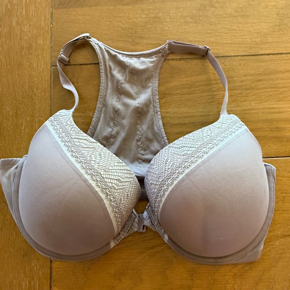 Victoria's Secret Purple Bra with Racerback Design